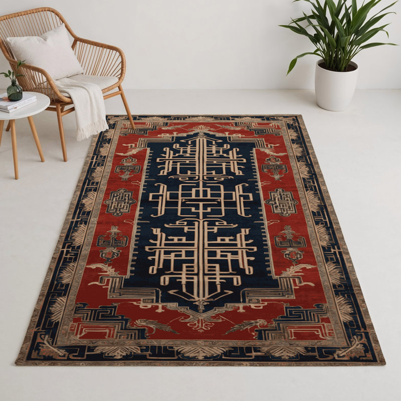 Tapis intérieur et extérieur ArtDeco, Rectangulaire 3 pi x 5 pi