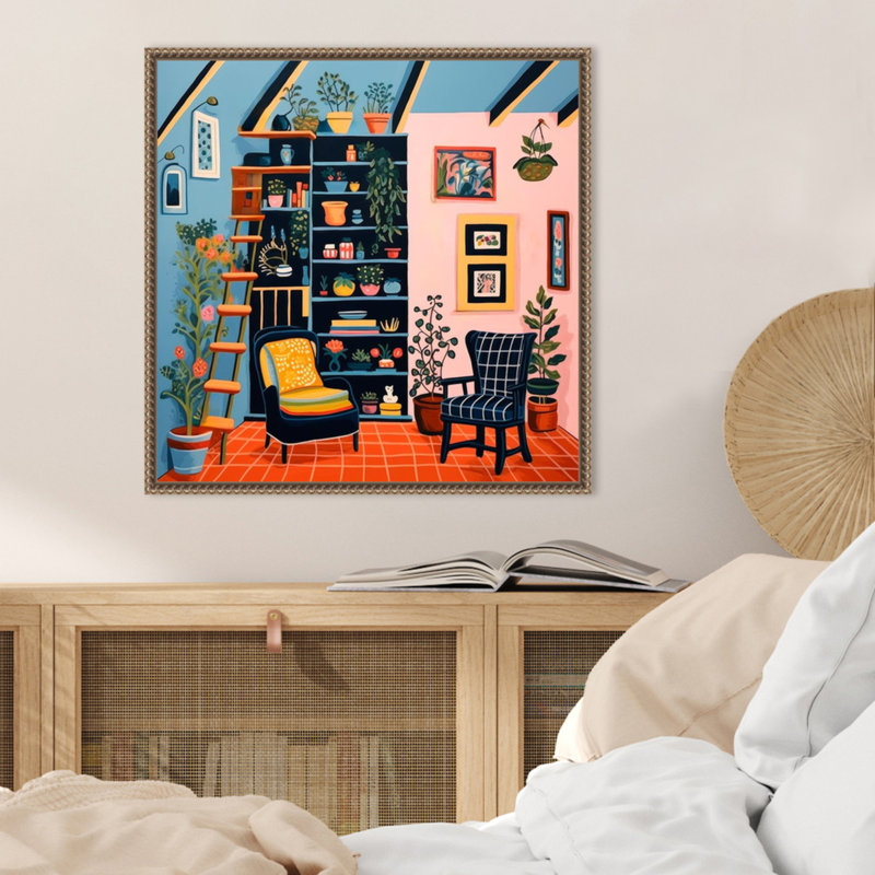«Simplistic Delights V» par Lazar studio, reproduction d'art sur toile encadrée, H 22 po x l 22 po