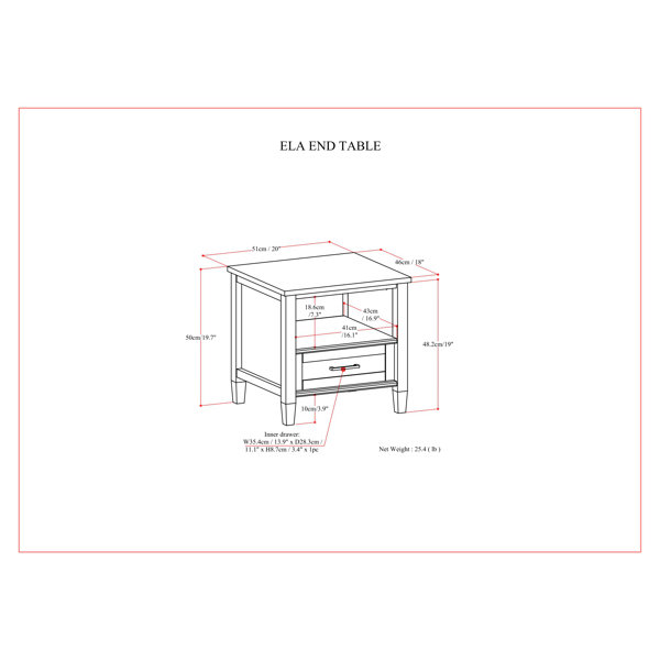 Dimensions du produit