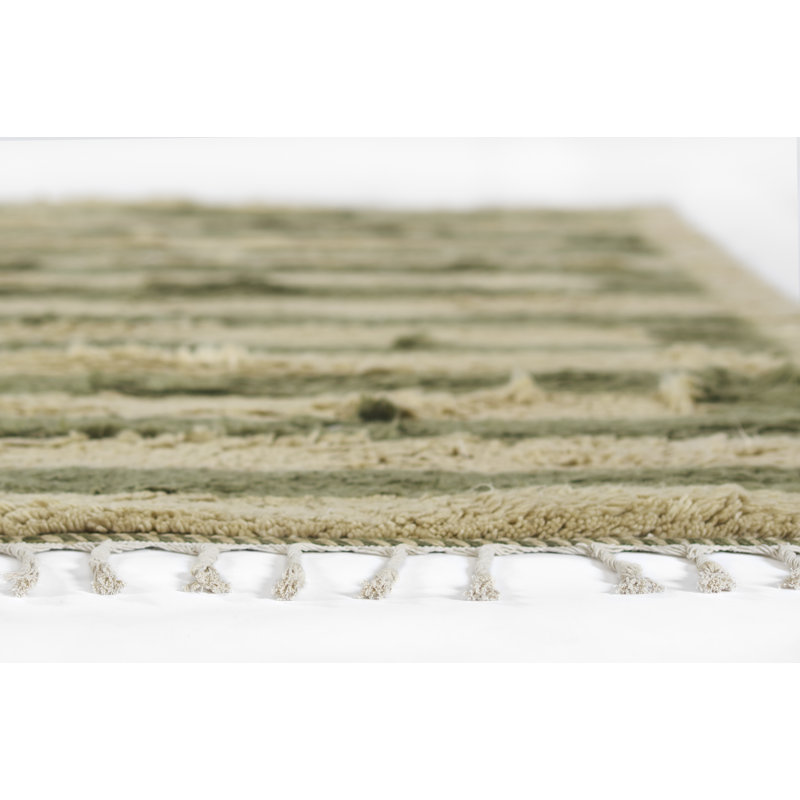Wool Geometric Area Rug, Rectangle 2' x 3'