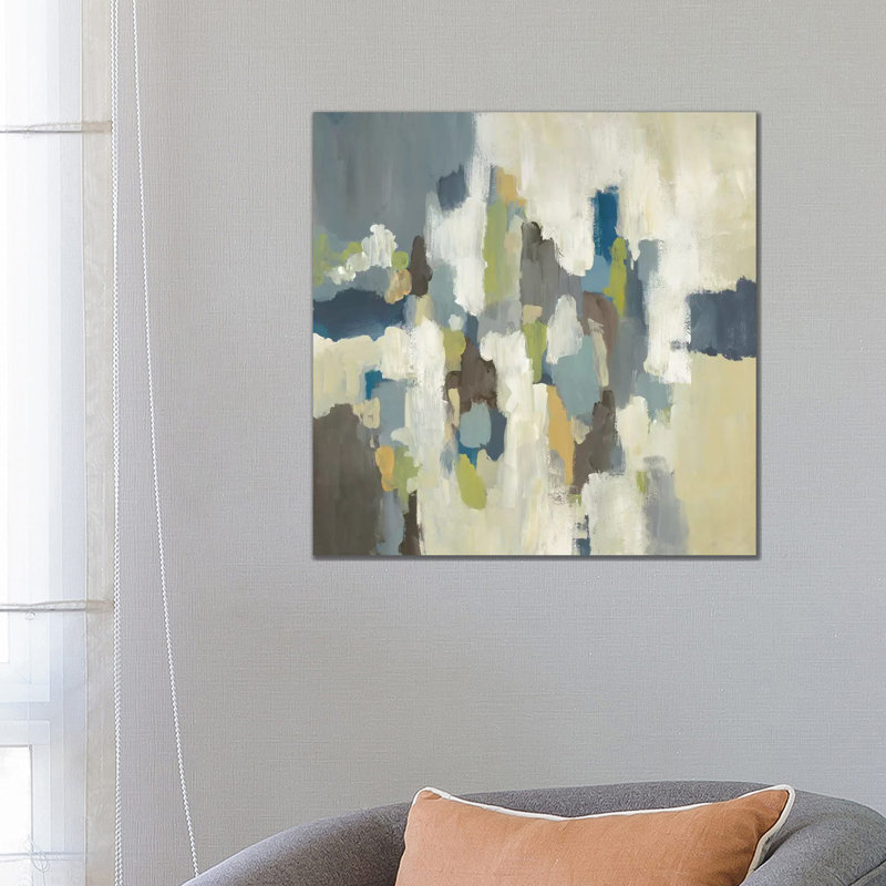 Blue Dreams I by Lisa Ridgers - Wrapped Canvas Painting, 66.04 cm H x 66.04 cm W x 3.175 cm D