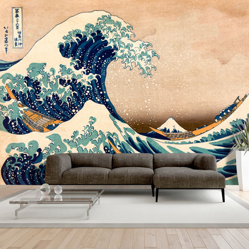 The Great Wave off Kanagawa Wall Mural, 400 cm x 280 cm