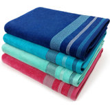 Hawkinsville Velour Dobby Solid Color Beach Towels | 100% Cotton Beach Towel Soft Oversized 35" x 70"