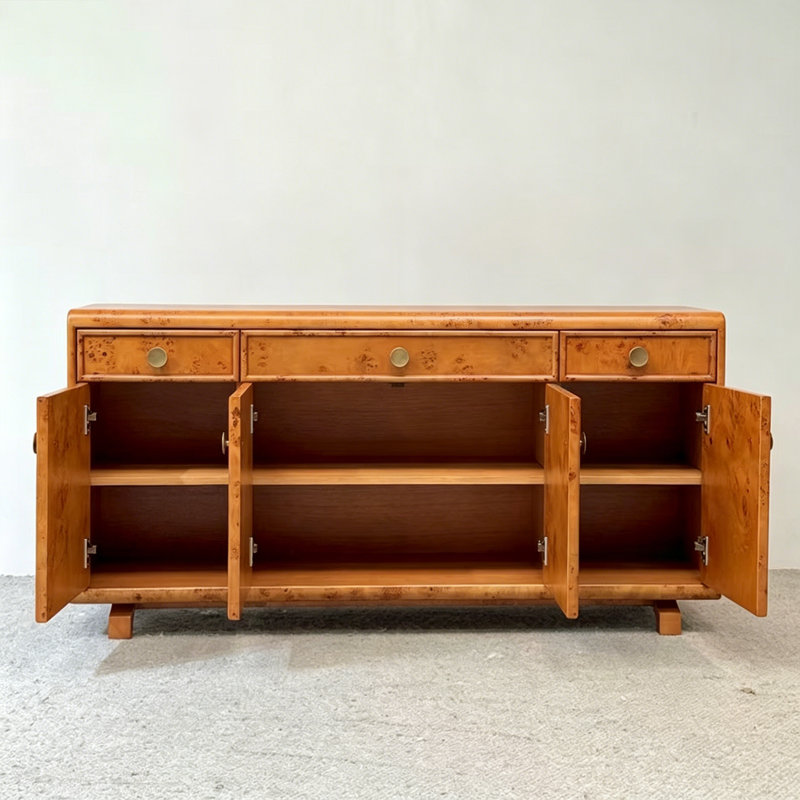 Armoire d'entrée Mid-Century, 31.5" H x 63" W x 15.7" D