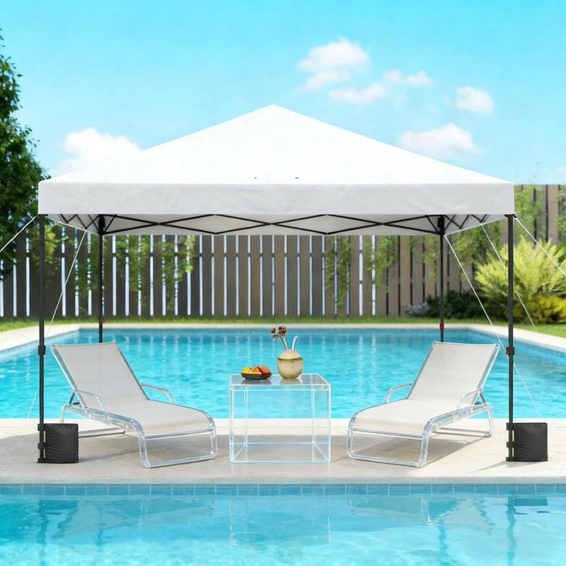 Tente escamotable Pop Up, Blanc