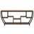 70.9 Inch Industrial Console Sofa Table With 7-Tier Storage, Extra Long Entryway Organizer For Living Room And Hallway, TV Stand