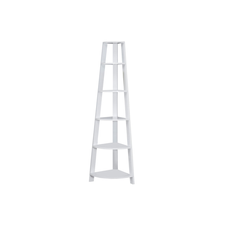 Bibliothèque de bureau blanche à 5 niveaux