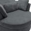 Fauteuil pivotant rembourré avec coussins Niama-1314277822