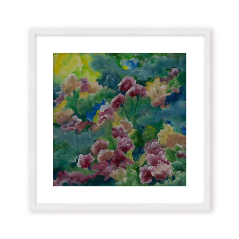 Nature Inspired "Petals of Spring" Canvas Wall Art By , 12" H x 12" W, Framed Canvas, Brown