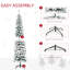 Arbre de Noël artificiel enneigé 6 pi HOMcom