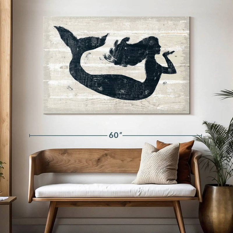 Kelan Driftwood Coast I - bleu, H 34 po x l 51 po