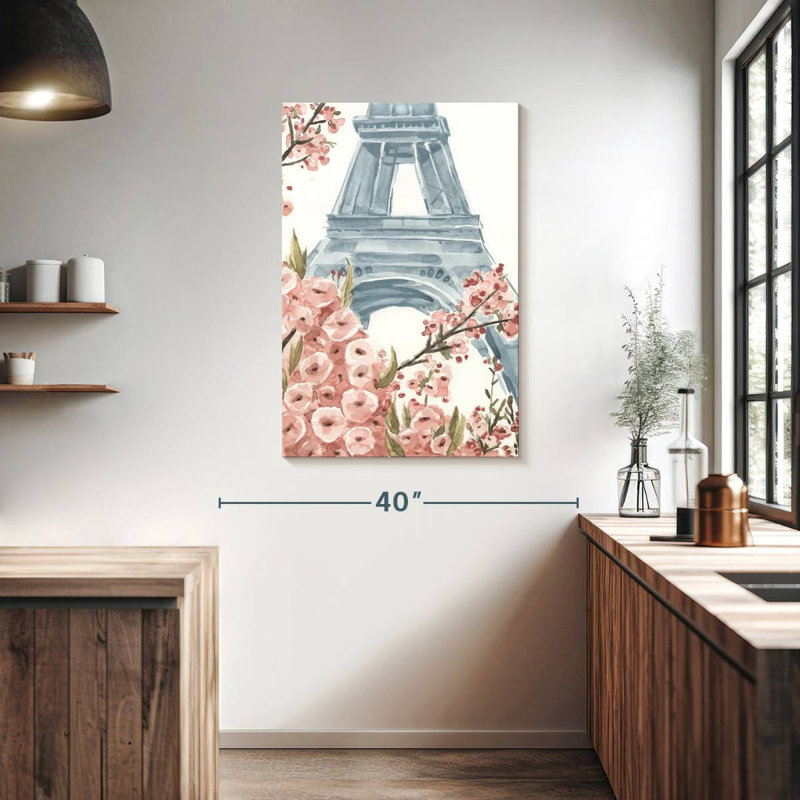 Aime Paris Cherry Blossoms I, 39" H x 26" W