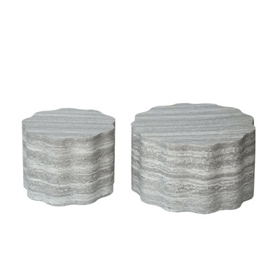 Ensemble de 2 tables d'appoint Modern Modern