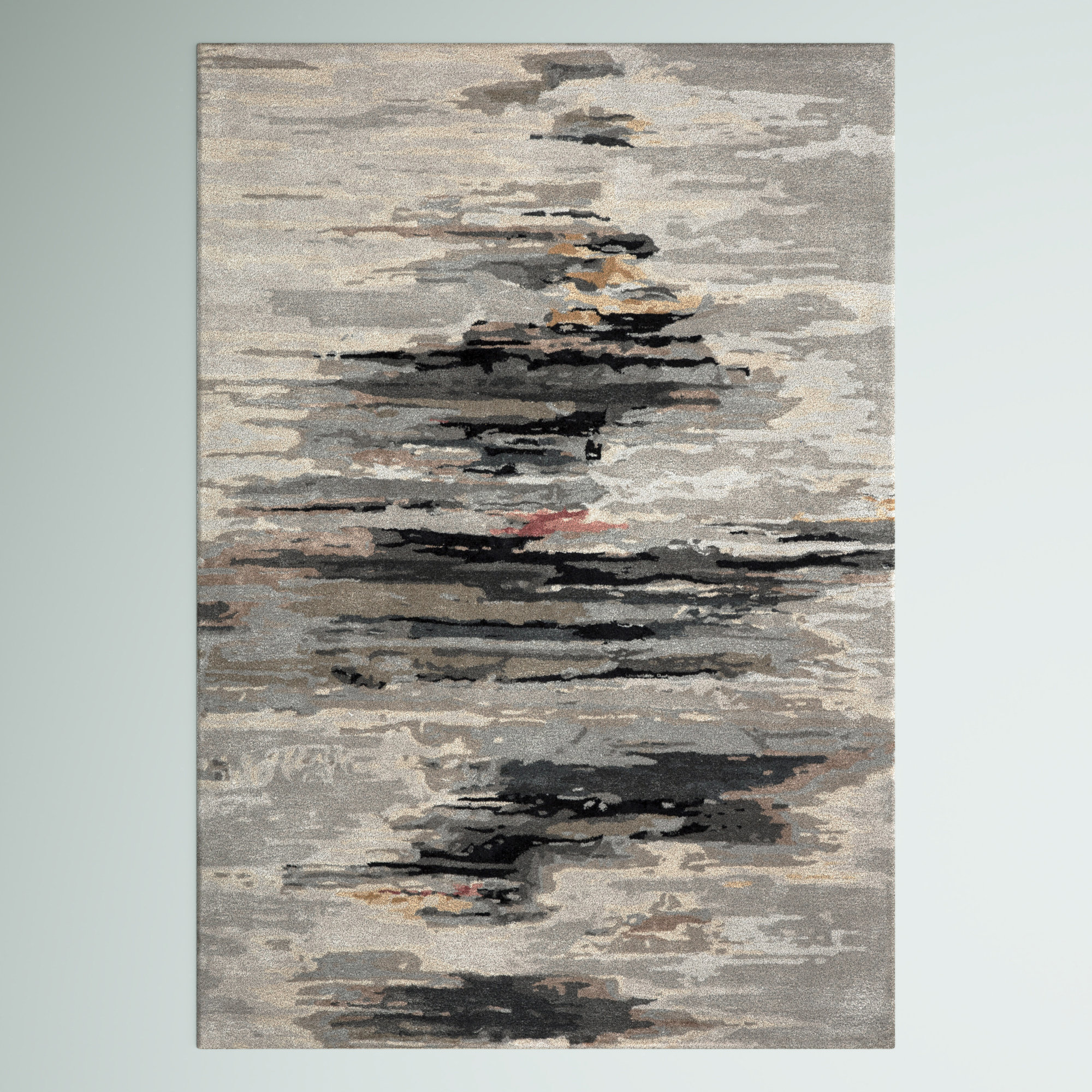 Steelside™ Thea Abstract Handmade Tufted Grey Area Rug - Wayfair Canada