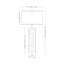 Lampe de table d'intérieur en ardoise cylindrique 31 "avec abat-jour beige Rustic Stone