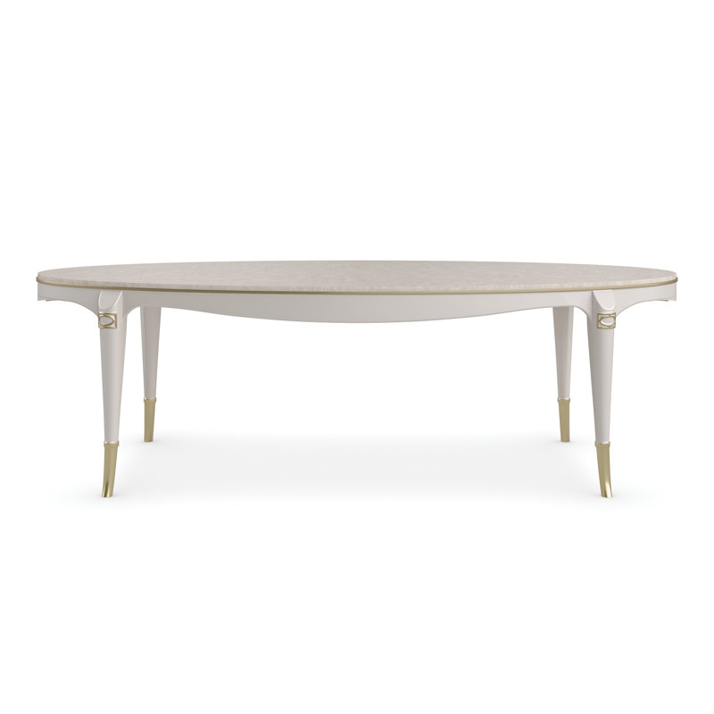 Oval Solid Wood Dining Table