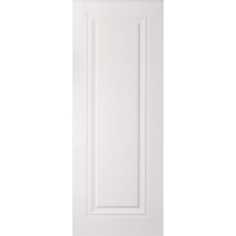 Panneau de porte à dalle | Essentiel 1111 blanc | Portes de salle de bain et de chambre à coucher, 24 po x 96 po