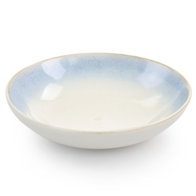 20 oz. Blue Rim Cereal Bowl Set