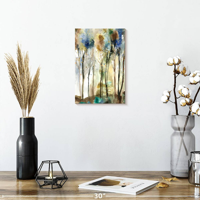 Harnek Tree Standing Tall I, 12" H x 8" W