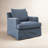 Lucie Slipcovered Swivel Chair-1411476153