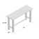 Croquet Teak Outdoor Teak Bar Table