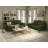Mirei Velvet Square Arm Living Room Set-89205502