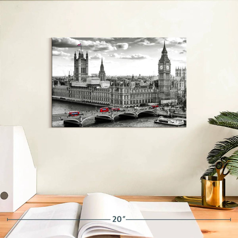 Ravi Big Ben, palais de Westminster I, H 8 po x l 12 po