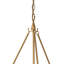 Jairdan 5 - Light Dimmable Matte Black Drum Chandelier-1165607386