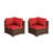 Wicker Outdoor Patio Sofa-2126252598