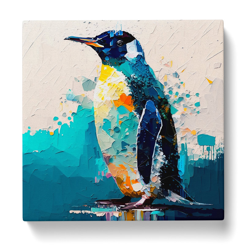 Penguin Palette Knife - No Frame Print