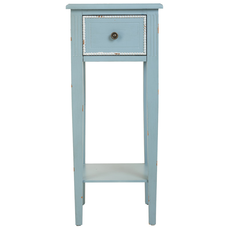 Kimonte 33 cm W Bedside Table, Blue