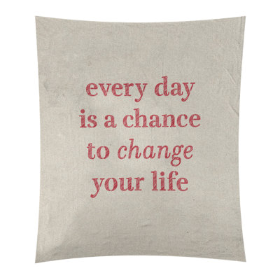 Tapisserie en polyester changer votre citation vie