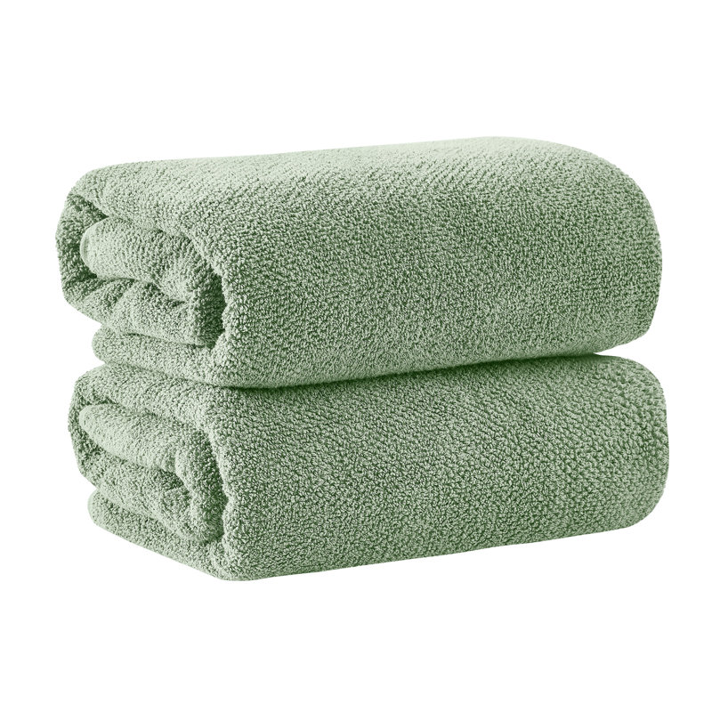 100% Cotton Textured Bath Sheet, Bath Sheet - 2 Pack, Eucalyptus