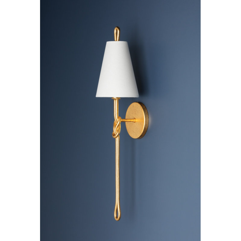Alburgh 1 - Light Wallchiere Sconce, Vintage Gold Leaf