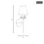 Applique murale articulée 1 lumière Ryland-544375237