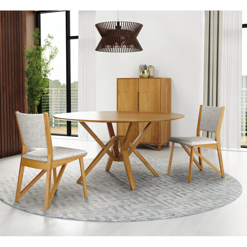 Table de bout fixe Exeter, Cerisier naturel, L 48 po x l 48 po