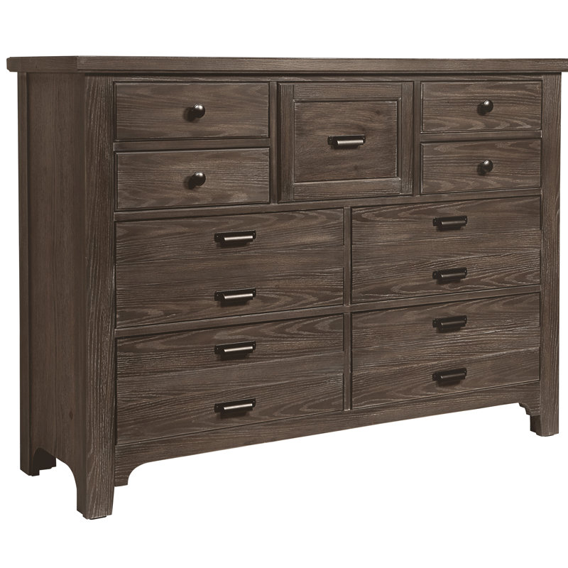 Commode double 9 tiroirs avec miroir Erving, Folkstone