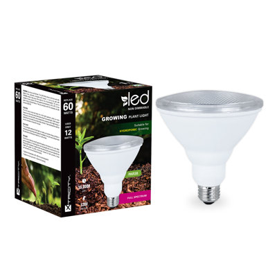 12 watts (60 watts équivalent), ampoule par38, ampoule non-atténuée, socle e26/moyen (standard)