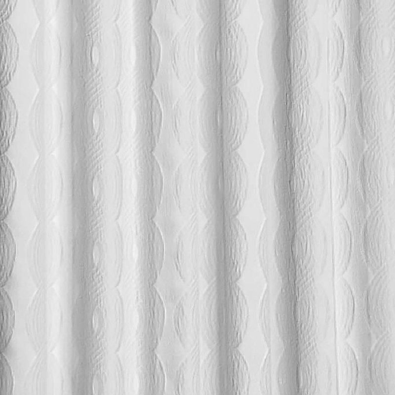 Fitzhugh Room Darkening Curtain Single Panel, 52"W x 84"L, White