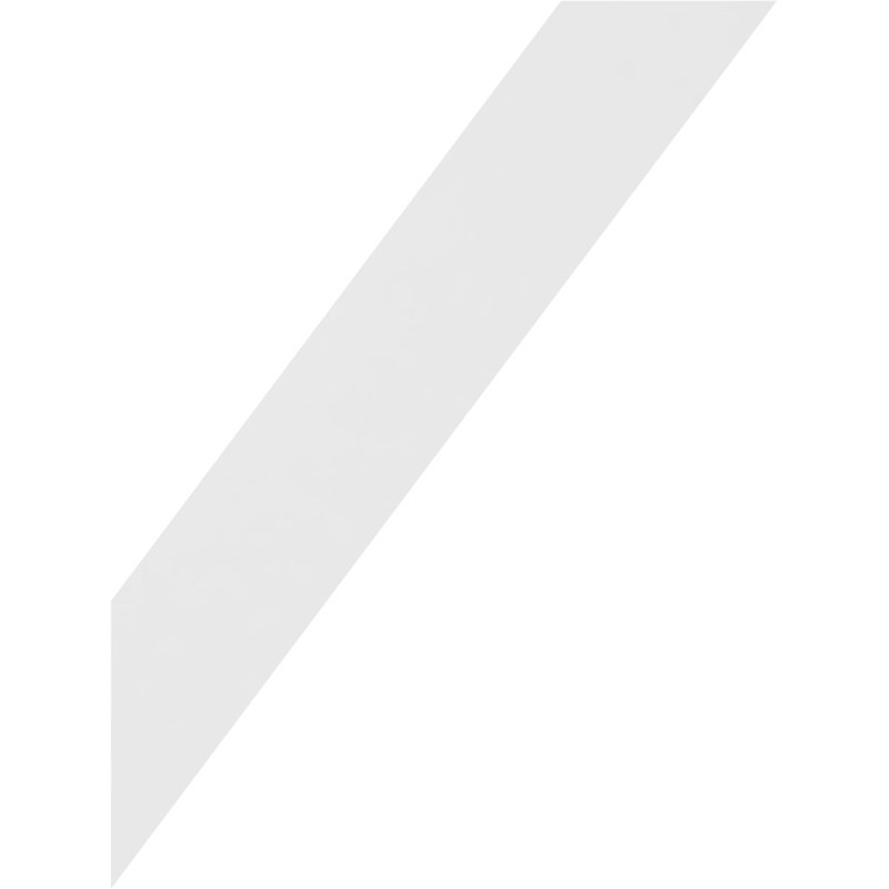 Support de genou traditionnel en PVC de qualité architecturale, H 16 po x l 5 po x P 12 po