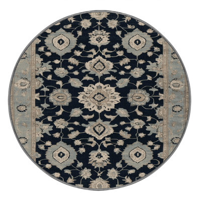 Machine Washable Overdyed Gray Area Rug