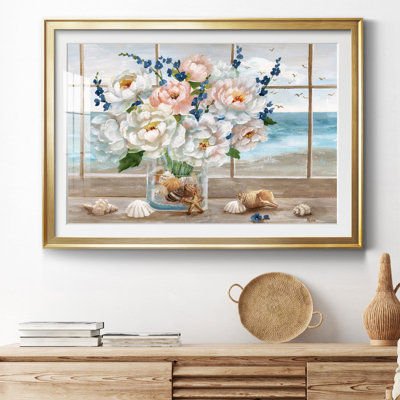 Fenêtre côtière - peinture encadrée