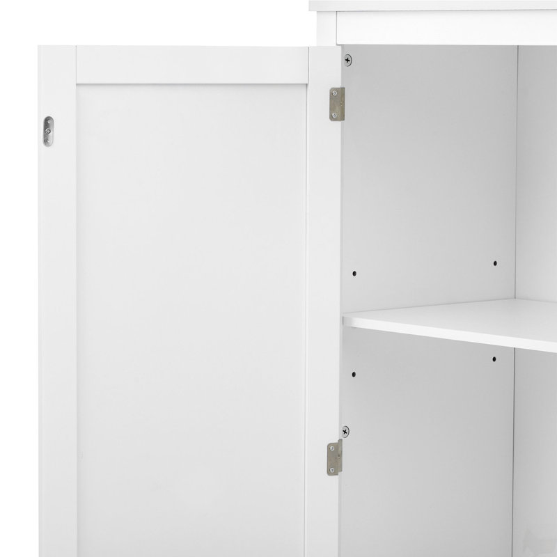 3-in-1 Hall Tree with Overhead Storage Cabinet, 3 Adjustable Side Shelves, 4 Heavy-Duty Hooks, 2 Spacious Drawers, Grooved Back Panel Design, Contrasting Seat Bench, Multifunctional Entryway Organizer