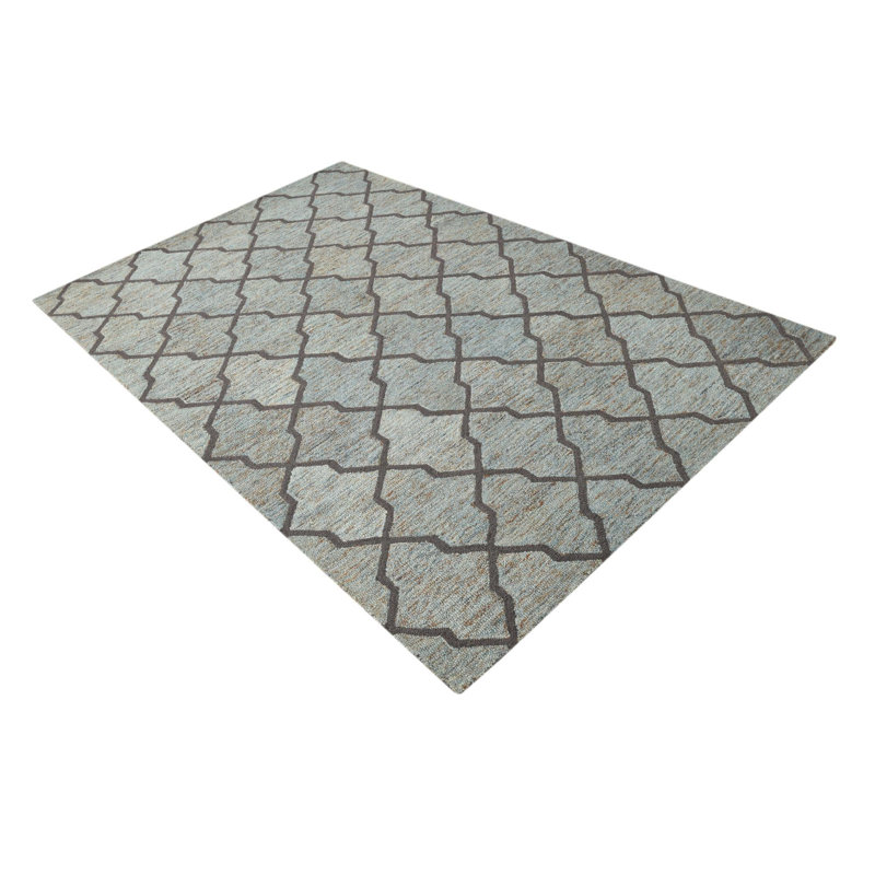 Tapis bleu clair 5x8 Pineland