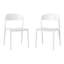 Ensemble de 2 chaises de patio empilables-131241255