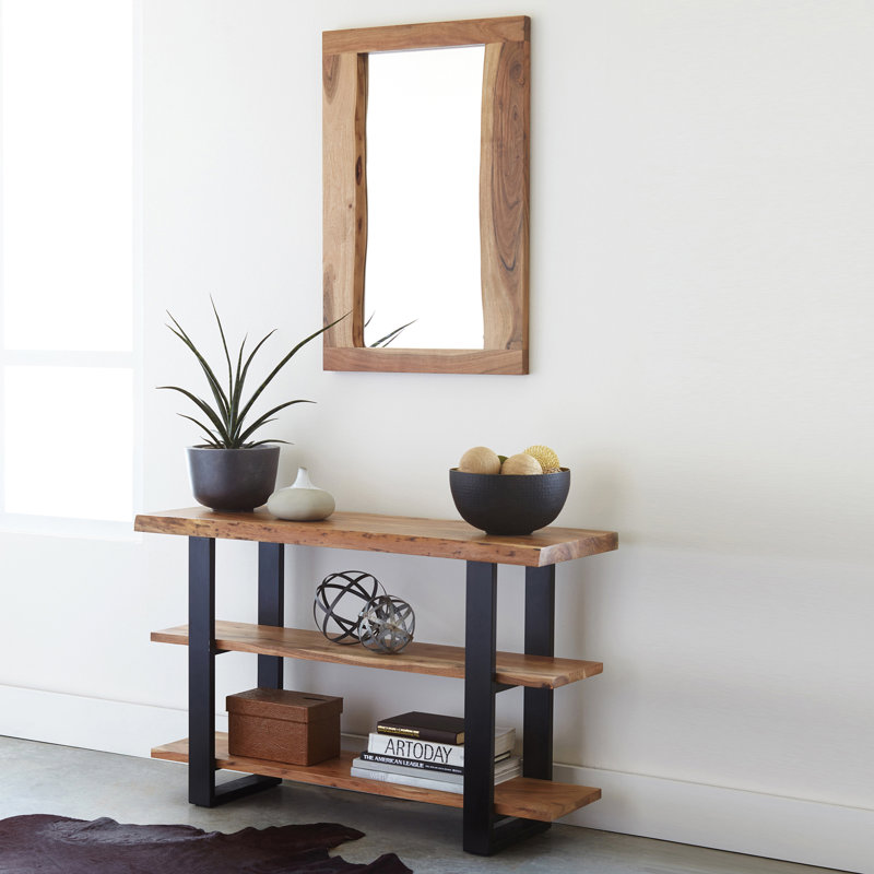 Hirohisa 48'' Solid Wood Top Console Table