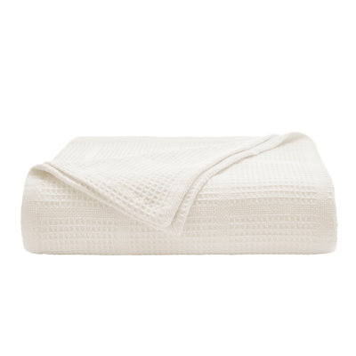 Couverture en coton uni Kenneth Cole