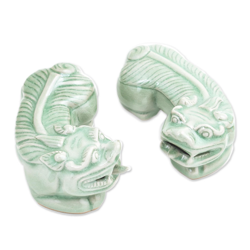 Ensemble de 2 figurines en céramique 2 pièces