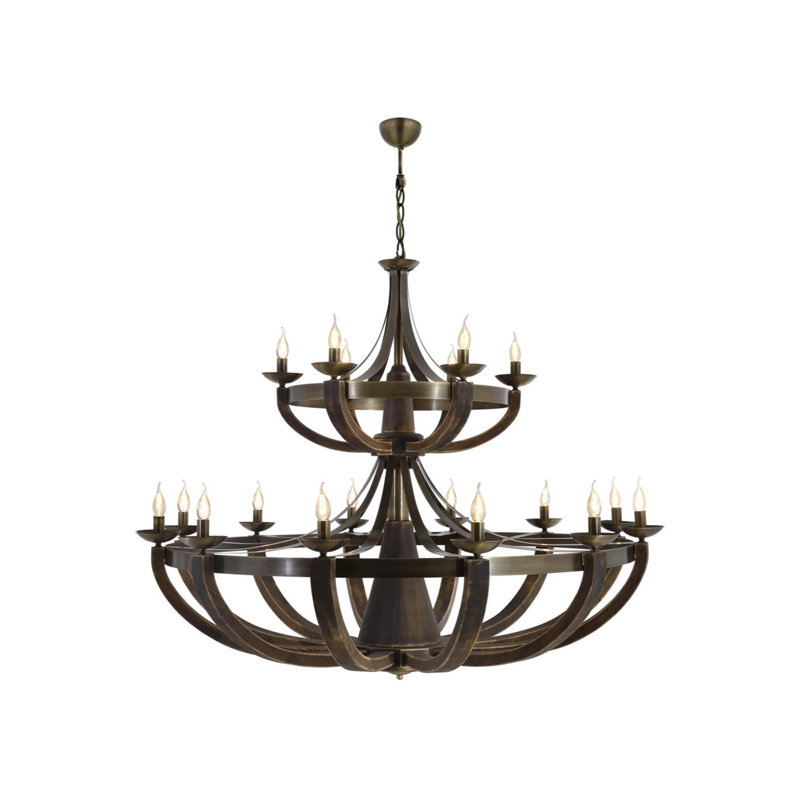 Demps 18 - Light Candle Style Chandelier