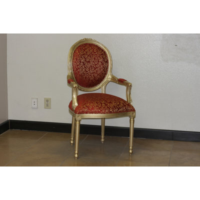 Fauteuil rembourré blanc cassé Gelantipy